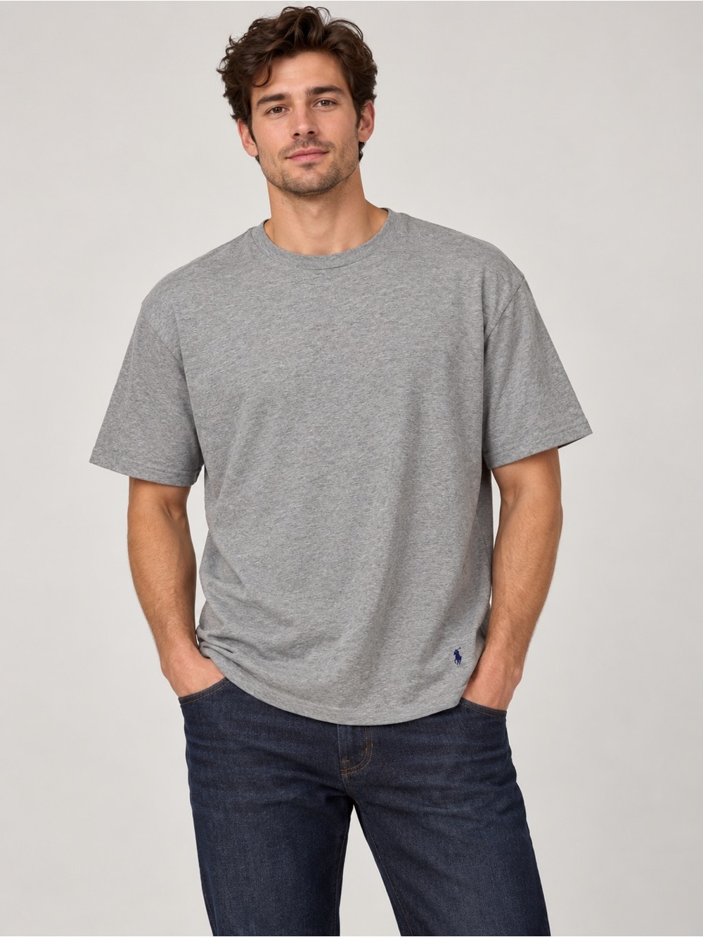 Polo Ralph Lauren Men’s Gray Heather Crewneck Short Sleeve Soft Tee Size XL